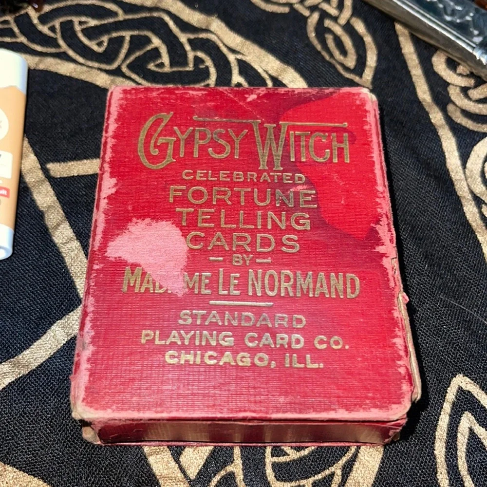 Vintage RARE 1903 Gypsy Witch Fortune Telling Cards Full Deck Oddities Tarot - Picture 1 of 15